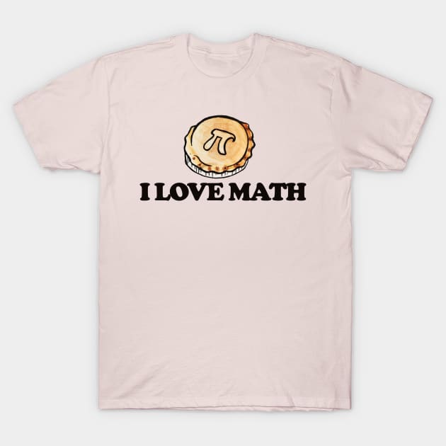 I love MATH T-Shirt by bubbsnugg